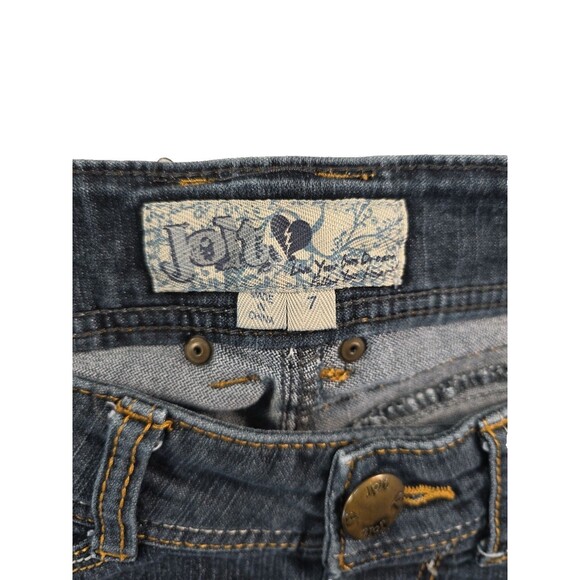 Jolt Low Rise skinny  Jeans Vintage Y2K 90s Size 7 Blue Dark Wash Pockets - Picture 5 of 11